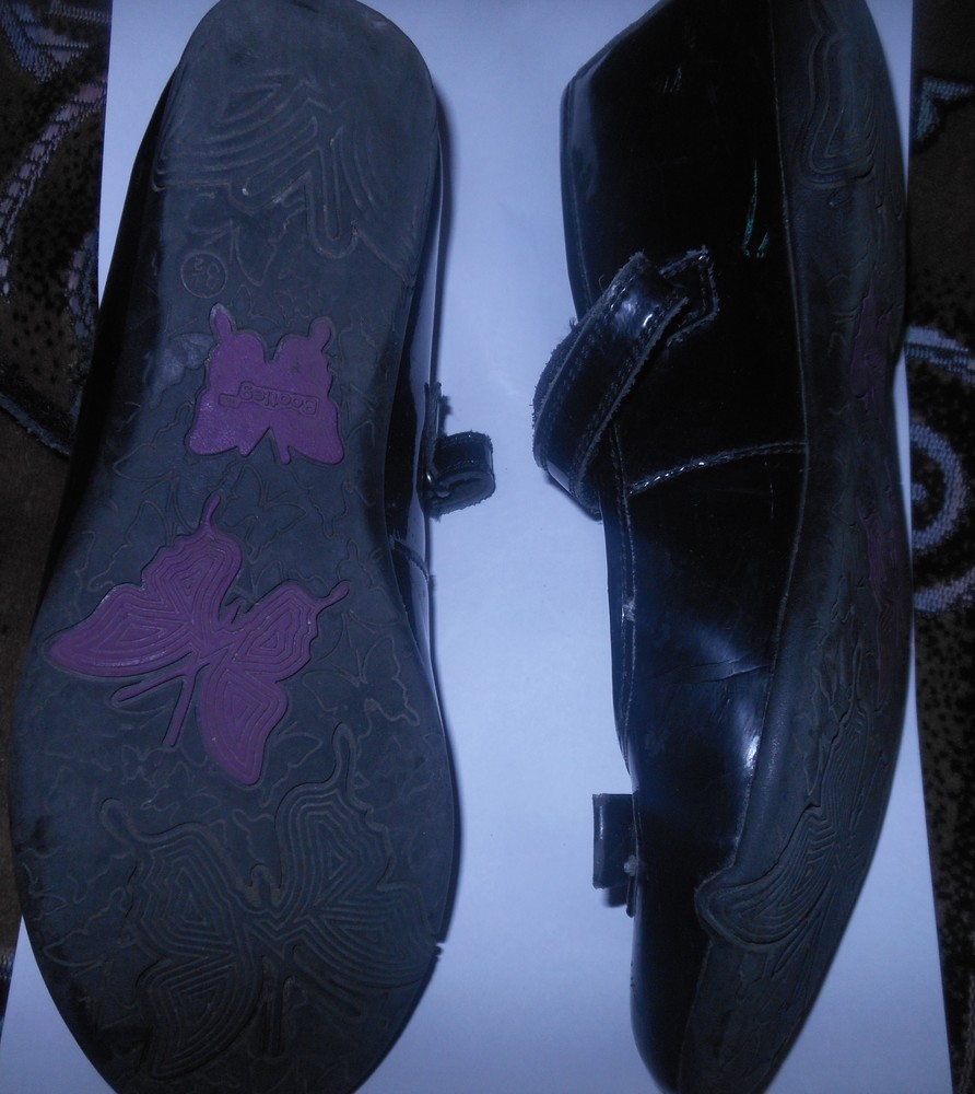 Туфли черные clarks для девочки р. 36 фото №3